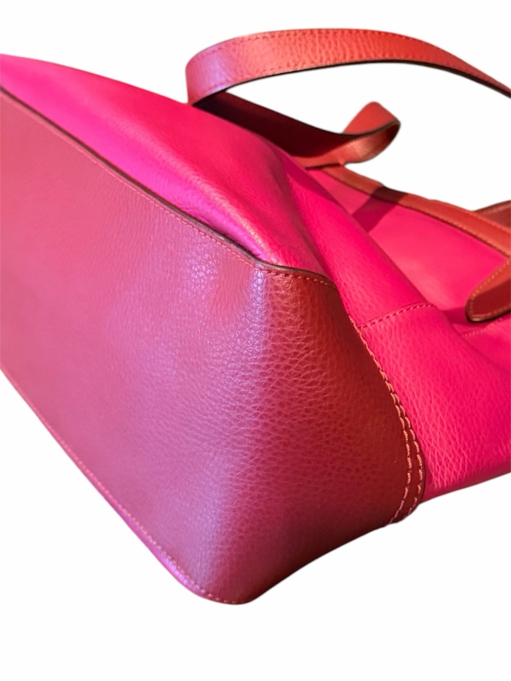Coach Color-Block Tote Bag w/Horse & Carriage - Picture 5 of 9